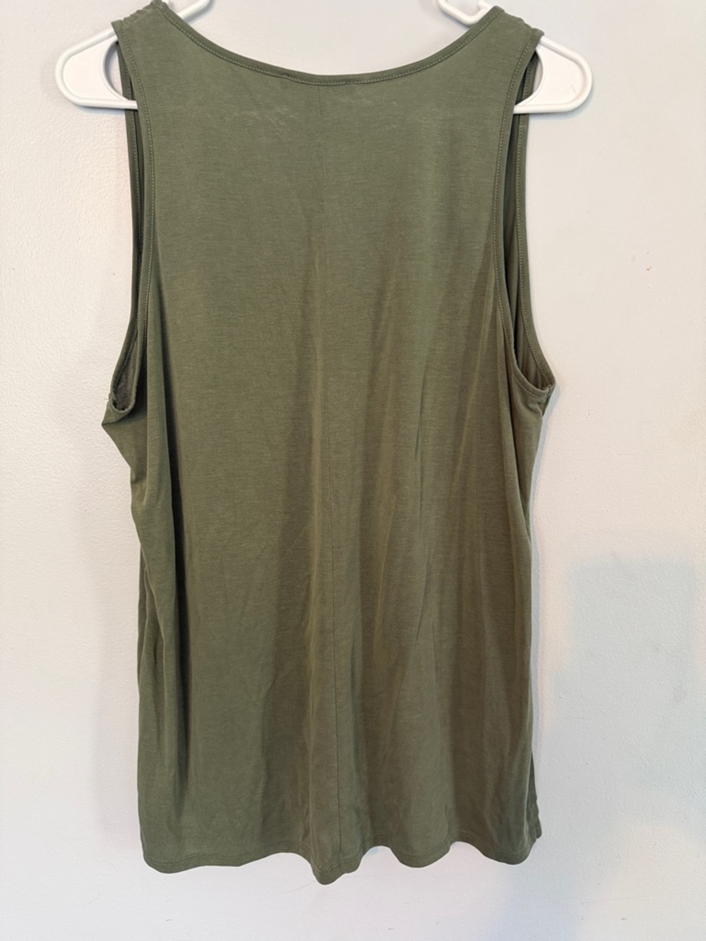Forever 21 Olive V-Neck Sleeveless Tank Top - Picture 5 of 5